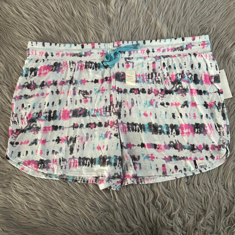 Secret Treasures Pajama Shorts Women Size 2X Multicolored Super Soft Relaxed Fit